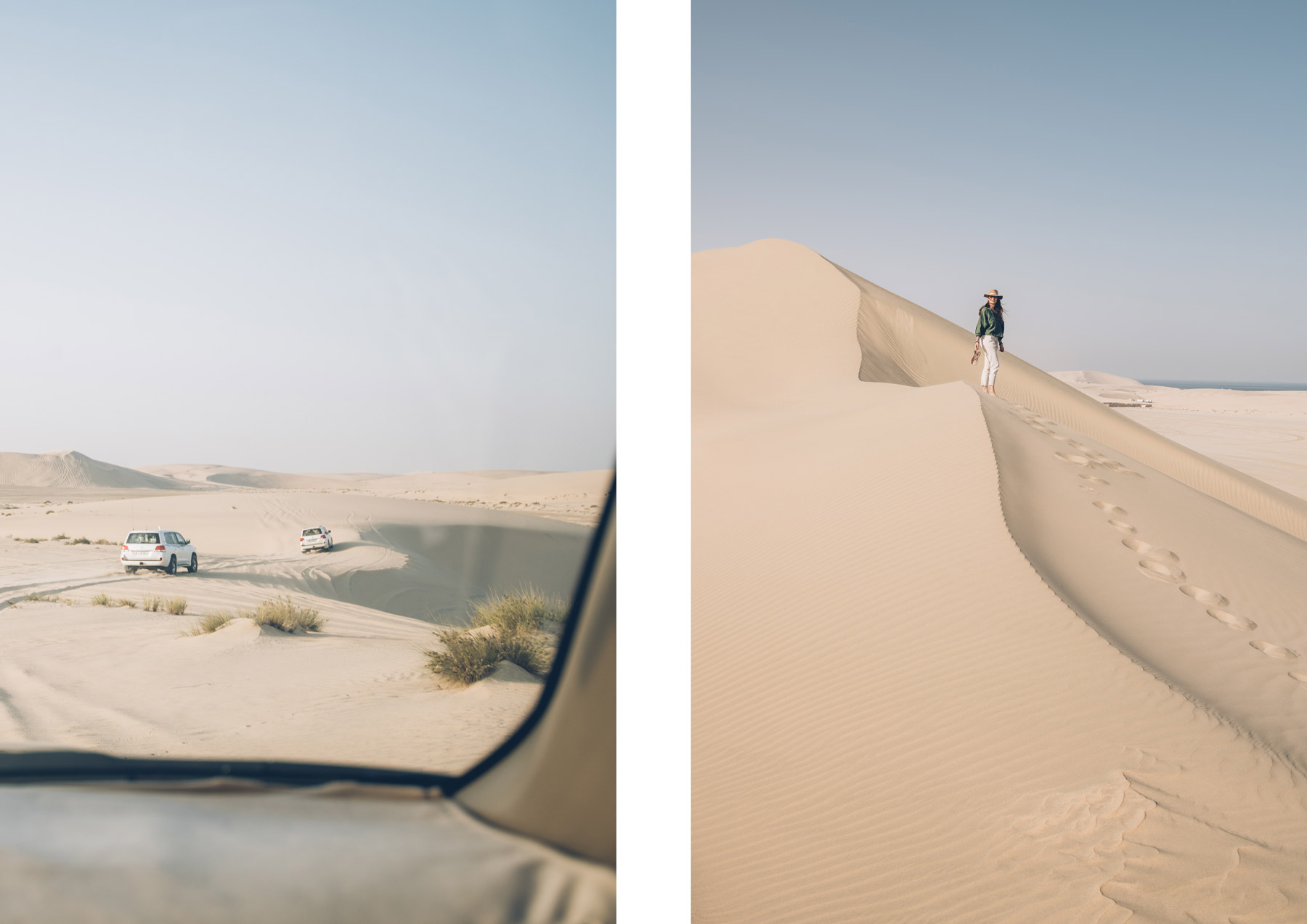 Dune de sable au Qatar