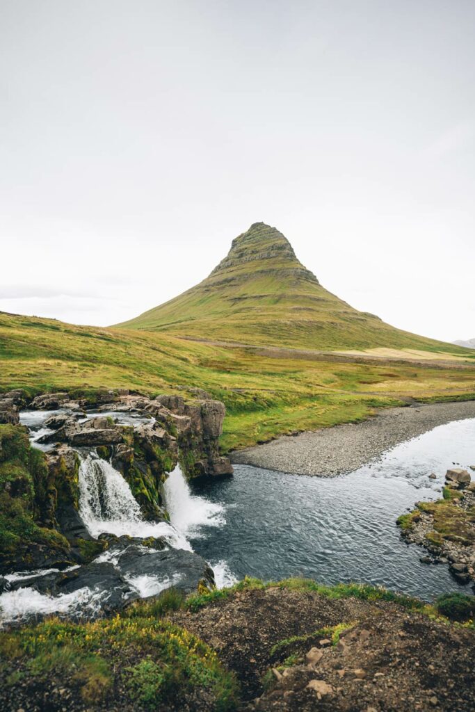 Kirkjufell Islande