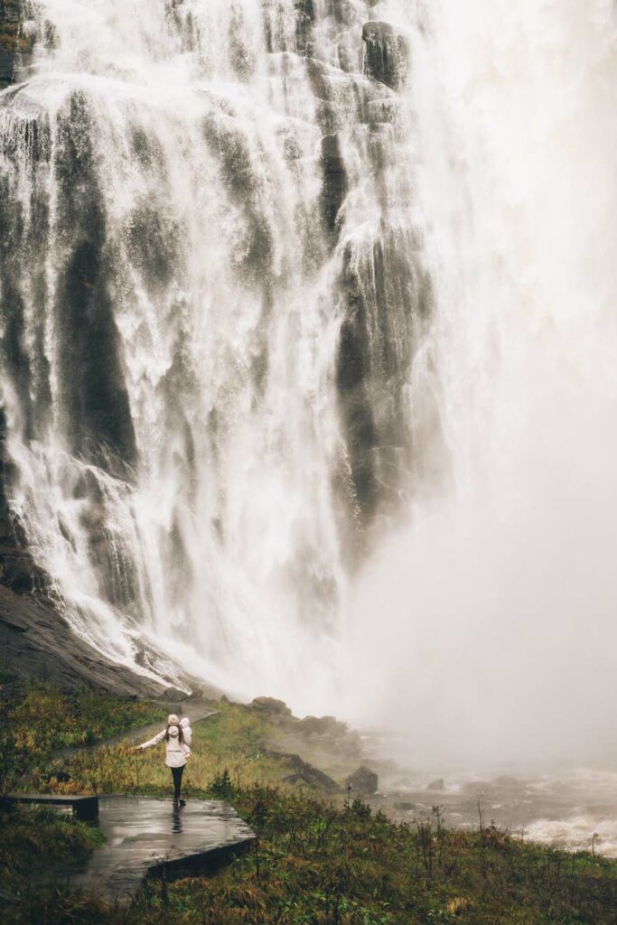 Skjervsfossen, Norvege